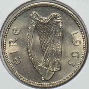 Ireland 1963 Shilling Bull animal 240261 combine shipping