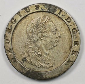 Great Britain 1797 dated cartwheel two pence Silver plated repro BU0714 combine