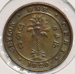 Ceylon 1920 Cent 199035 combine shipping