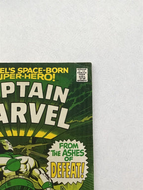 Marvel comics Captain Marvel issue #3 July 1968 "From the Ashes of Defeat" Nice
