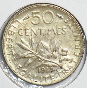 France 1919 50 Centimes 240535 combine shipping