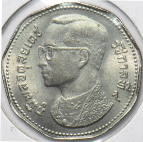 Thailand/Siam 1972 BE 2515 5 Baht 192893 combine shipping