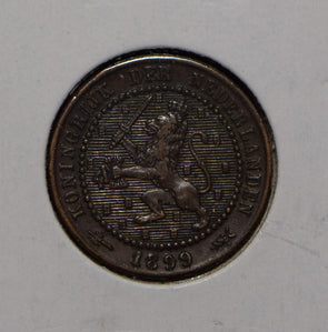 Netherlands 1899 Cent Lion animal  291690 combine shipping