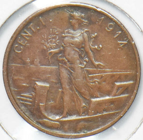 Italy 1914 Centesimo Vittorio Emanvele III 292955 combine shipping