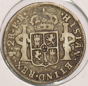 Bolivia 1777 2 Reales Proof 299376 combine shipping