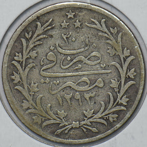 Egypt 1928 AH 1293 5 Qirsh 194972 combine shipping