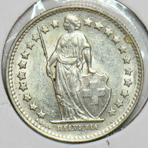 Switzerland 1952 1/2 Franc 197288 combine shipping