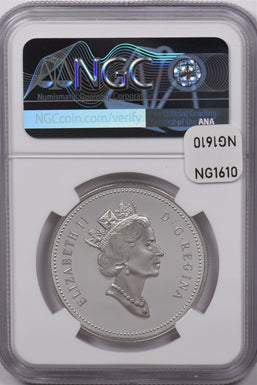 Canada 1996 1 Dollar Silver NGC Proof 69 Ultra Cameo McIntosh Bicentennial NG161