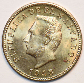 El Salvador 1948 5 Centavos 296238 combine shipping