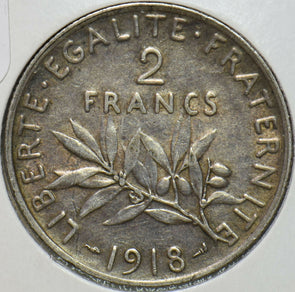 France 1918 2 Francs  191842 combine shipping
