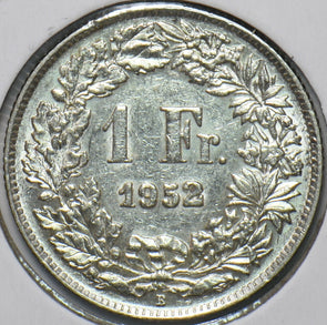 Switzerland 1952 Franc 193880 combine shipping