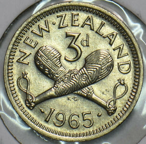 New Zealand 1965 3 Pence 196427 combine shipping