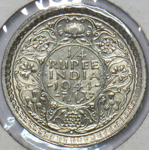 British India 1944 1/4 Rupee 194496 combine shipping