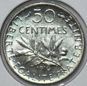 France 1916 50 Centimes 294307 combine shipping
