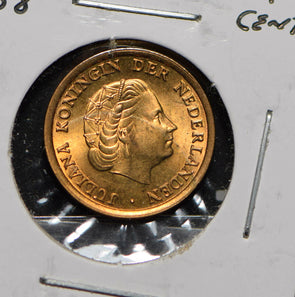 Netherlands 1958 Cent UNC 900052 combine shipping