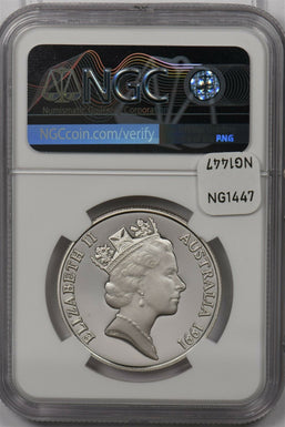 Australia 1991 10 Dollar silver NGC Proof 69UC Tasmania NG1447 combine shipping