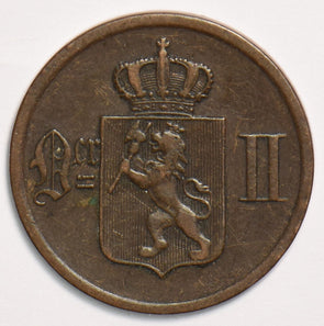 Norway 1876 2 Ore 199302 combine shipping