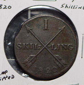 Sweden 1820 Skilling  291544 combine shipping
