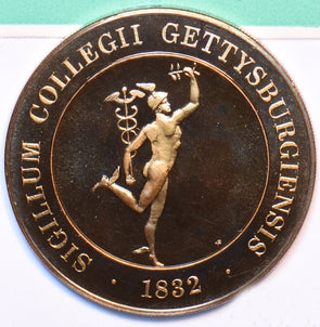 1969 Medal Proof Gettysburt College "Old Dorm" Rededication 490564 combine shi