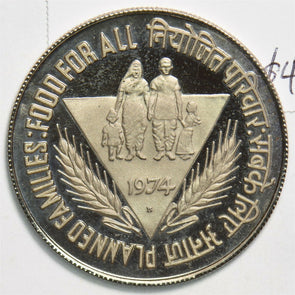 India Republic 1974 10 Rupees Proof 491432 combine shipping