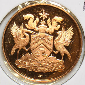 Trinidad & Tobago 1973 Cent Proof 904003 combine shipping