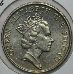 Hong Kong 1987 5 Dollars 152312 combine shipping