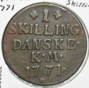 Denmark 1771 Skilling 298982 combine shipping