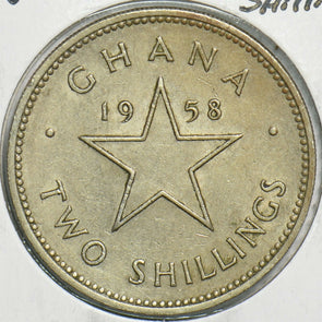Ghana 1958 2 Shillings 0 197735 combine shipping