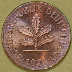 Germany 1976 2 Pfennig 292569 combine shipping