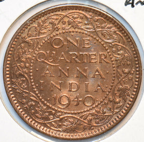 British India 1940 B 1/4 Anna 193027 combine shipping