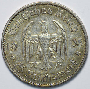 Germany 1935 5 Mark Eagle animal 240153 combine shipping