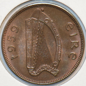 Ireland 1959 1/4 Penny Woodcock Bird animal 195021 combine shipping