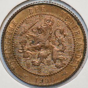 Netherlands 1906 2 1/2 Cents Lion animal 296331 combine shipping