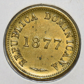 Dominican Republic 1877 Centavo D0098 combine shipping