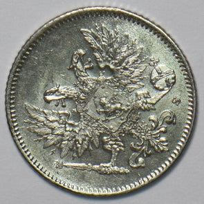 Finland 1917 25 Pennia Eagle animal 294476 combine shipping