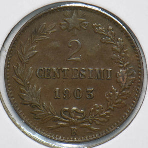Italy 1903 Vittorio Emanuele III 2 Centesimi 292615 combine shipping