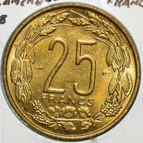 France 1958 25 Francs Eland animal Cameroon 197035 combine shipping