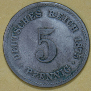 Germany 1875 5 Pfennig 191991 combine shipping