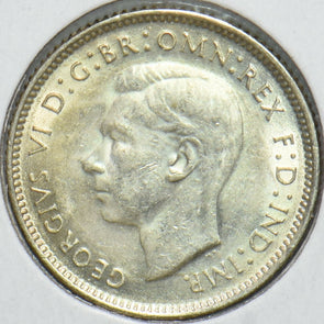 Australia 1945 6 Pence Kangaroo animal Ostrich Georgivs VI 902054 combine shippi