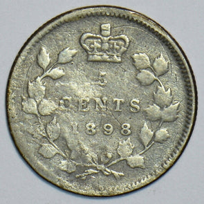 Canada 1898 5 Cents 153145 combine shipping