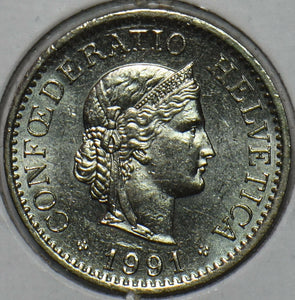 Switzerland 1991 10 Rappen UNC 903585 combine shipping