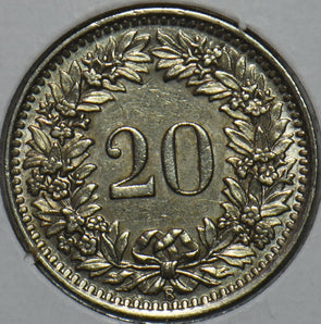 Switzerland 1943 20 Rappen 152291 combine shipping