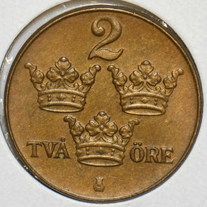 Sweden 1929 2 Ore 297949 combine shipping