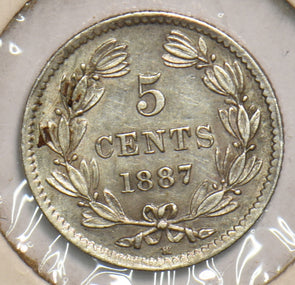 Nicaragua 1887 5 Centavos 199057 combine shipping