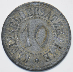 Germany 1918 10 Pfennig Weida 192873 combine shipping