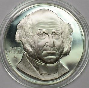 1980 's Medal Proof Martin Van Buren in capsule 1.2oz pure silver Franklin Mint