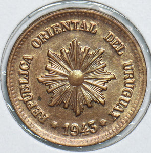 Uruguay 1943 2 Centesimos 298957 combine shipping