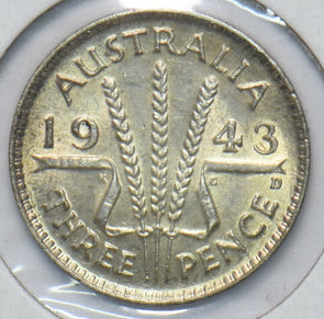 Australia 1943 Georgivs VI 3 Pence 192024 combine shipping