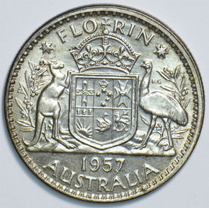Australia 1957 Florin 241016 combine shipping