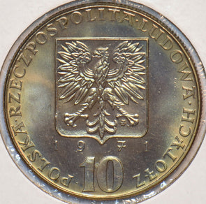 Poland 1971 10 Zlotych Eagle animal Fish UNC F.A.O. 295014 combine shipping